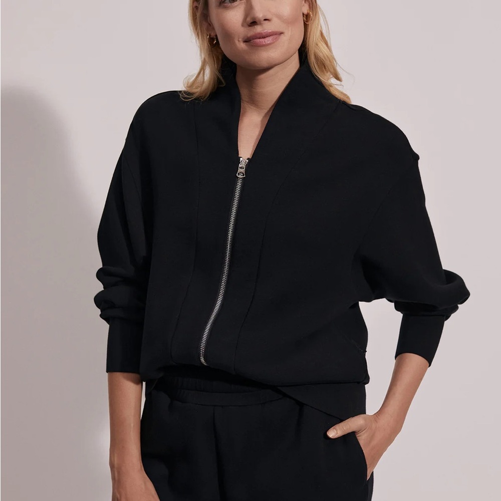 Varley Black Zip Up